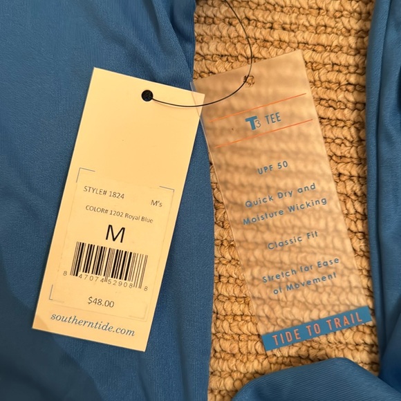 Southern Tide T3 Tee. Royal Blue. Men’s Size M. NWT. - Picture 4 of 4